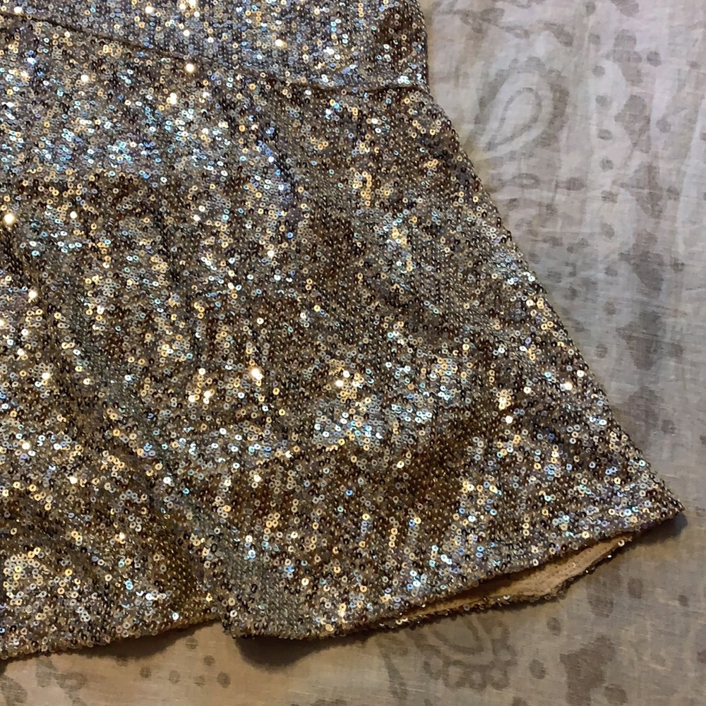 NWT Whistles Suki Sequin Silver Midi Skirt - Picture 8 of 12